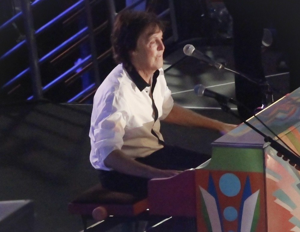 Paul McCartney;<br>Sir Paul McCartney Performs on Hollywood Blvd for The Jimmy Kimmel Live!