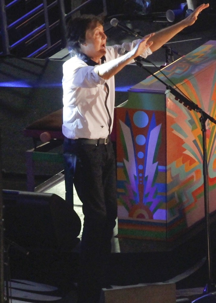 Paul McCartney;<br>Sir Paul McCartney Performs on Hollywood Blvd for The Jimmy Kimmel Live!