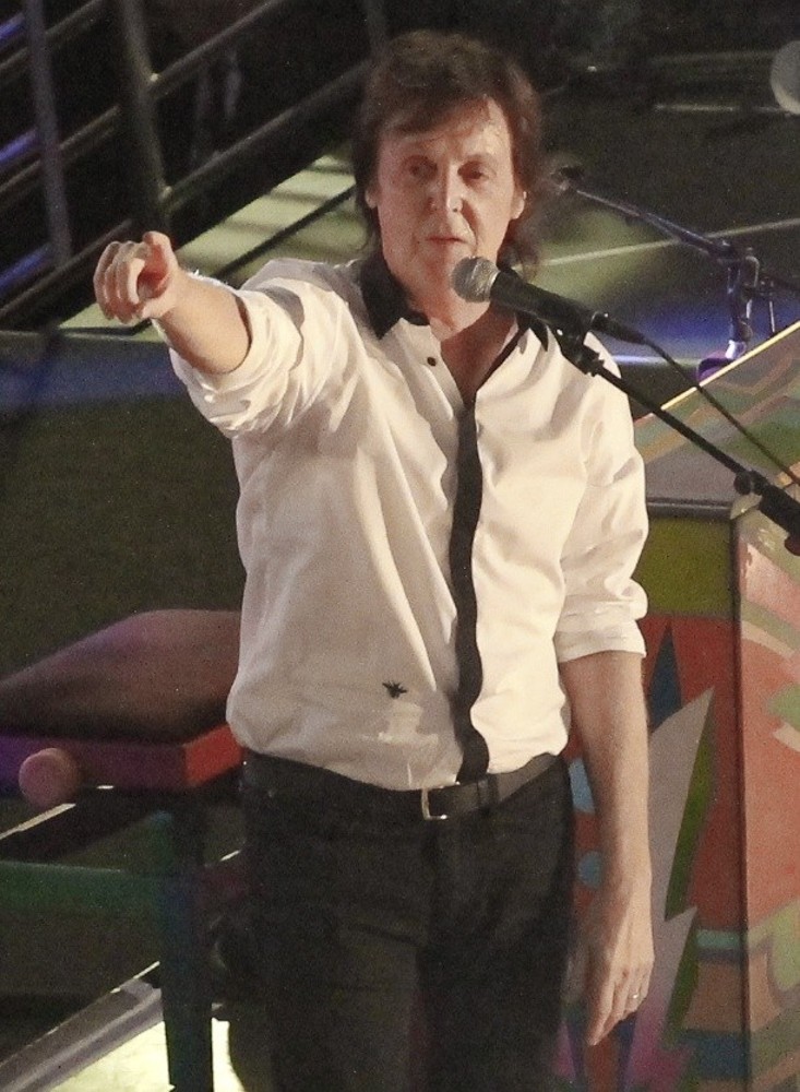Paul McCartney;<br>Sir Paul McCartney Performs on Hollywood Blvd for The Jimmy Kimmel Live!