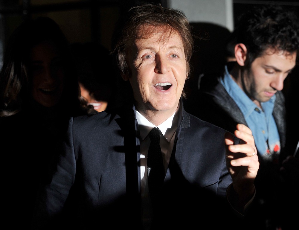 Paul McCartney;<br>Paul McCartney, Stella McCartney and Nancy Shevell Store Christmas Lighting