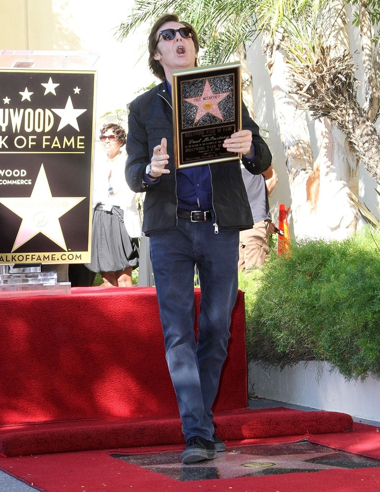Paul McCartney;<br>Paul McCartney Honored with A Star on The Hollywood Walk of Fame