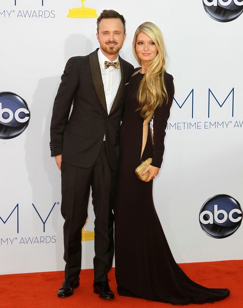 Aaron Paul;Lauren Parsekian;<br>64th Annual Primetime Emmy Awards - Arrivals