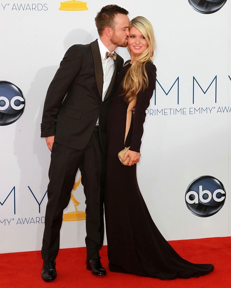 Aaron Paul;Lauren Parsekian;<br>64th Annual Primetime Emmy Awards - Arrivals