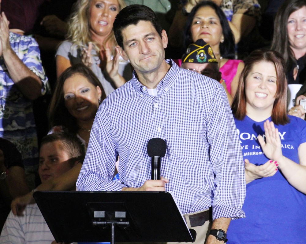 Paul Ryan;<br>Paul Ryan Speaks During Las Vegas Rally