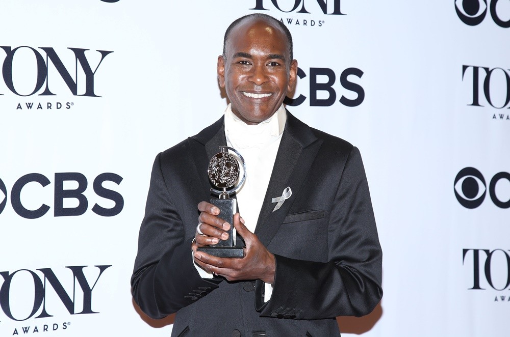 Paul Tazewell;<br>2016 Tony Awards - Press Room