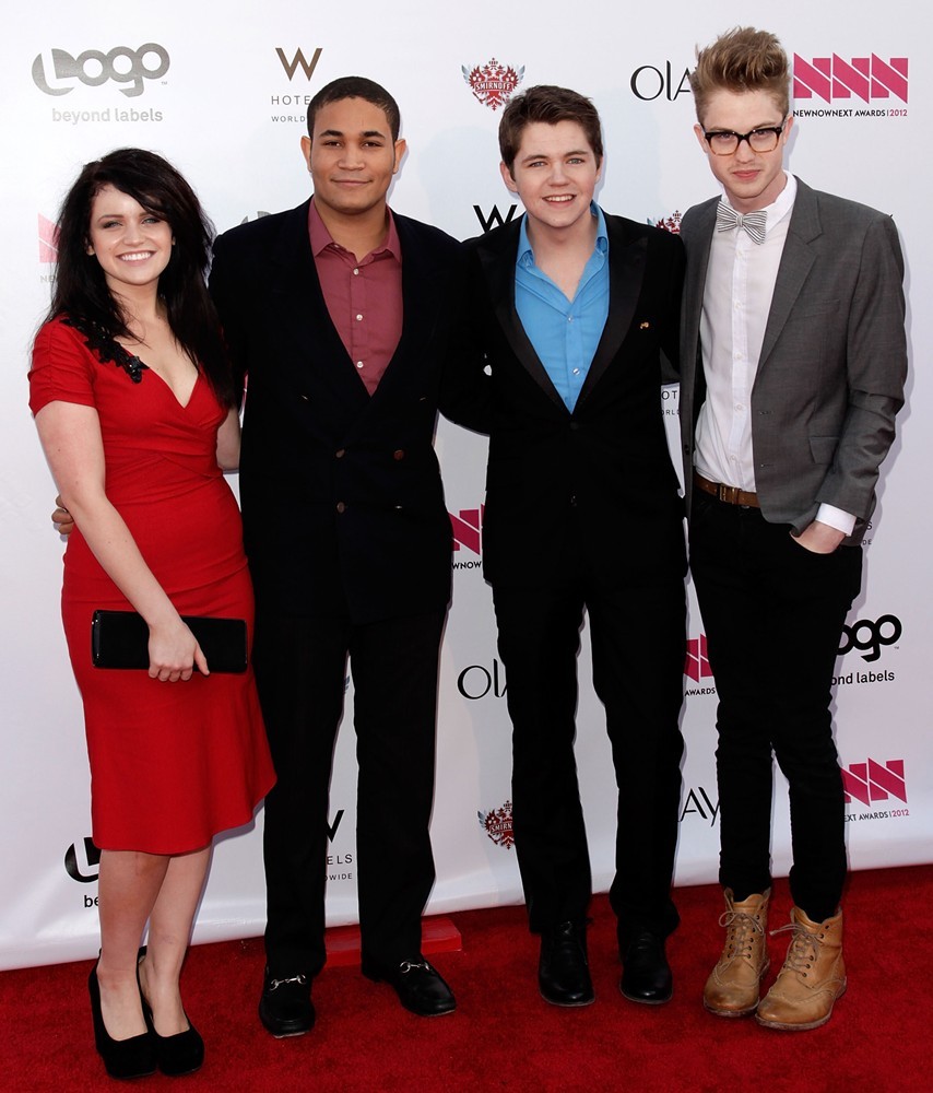 Lindsay Pearce;Bryce Vine;Damian McGinty;Cameron Mitchell;<br>LOGO's 2012 NewNowNext Awards
