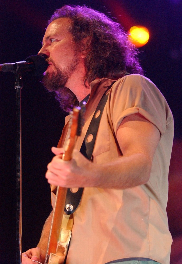 Eddie Vedder;Pearl Jam;<br>Pearl Jam Performing Live at The Ahoy Stadium