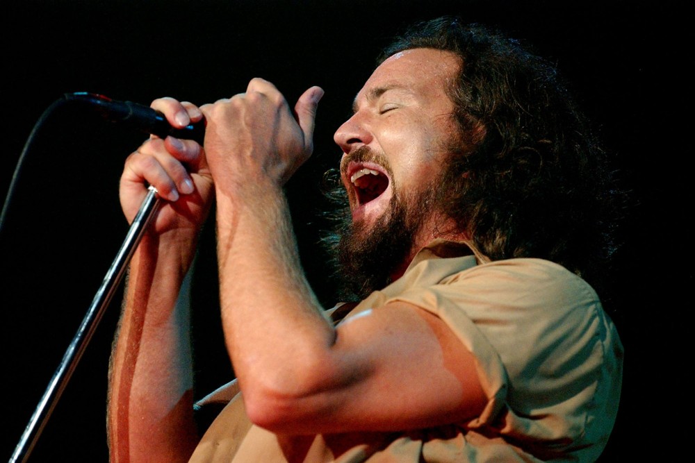 Eddie Vedder;Pearl Jam;<br>Pearl Jam Performing Live at The Ahoy Stadium