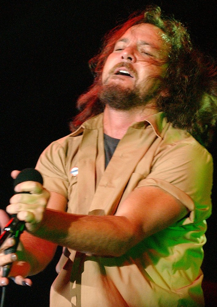 Eddie Vedder;Pearl Jam;<br>Pearl Jam Performing Live at The Ahoy Stadium