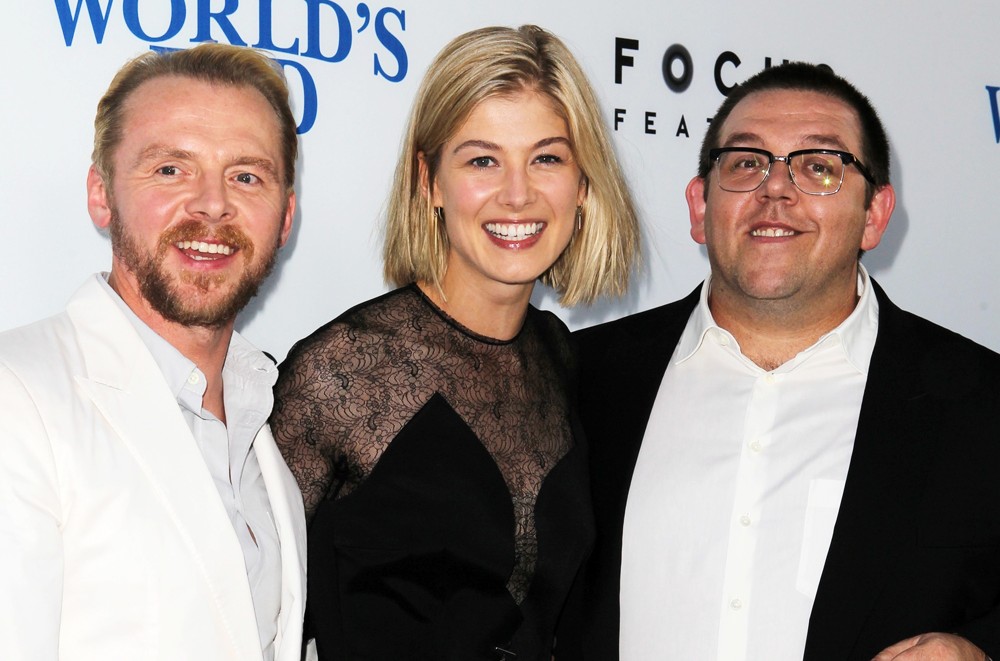 Simon Pegg;Rosamund Pike;Nick Frost;<br>The World's End Hollywood Premiere