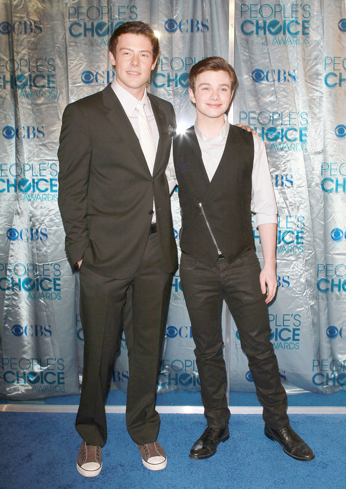 Cory Monteith;Chris Colfer;<br>2011 People's Choice Awards - Arrivals