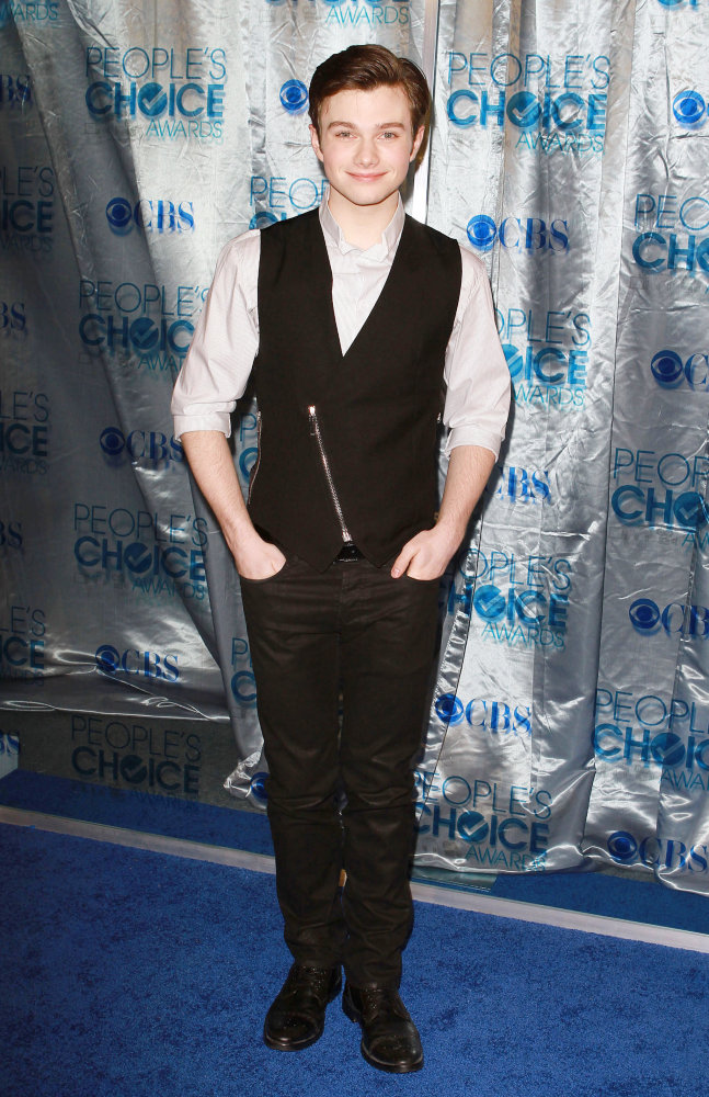 Chris Colfer;<br>2011 People's Choice Awards - Arrivals