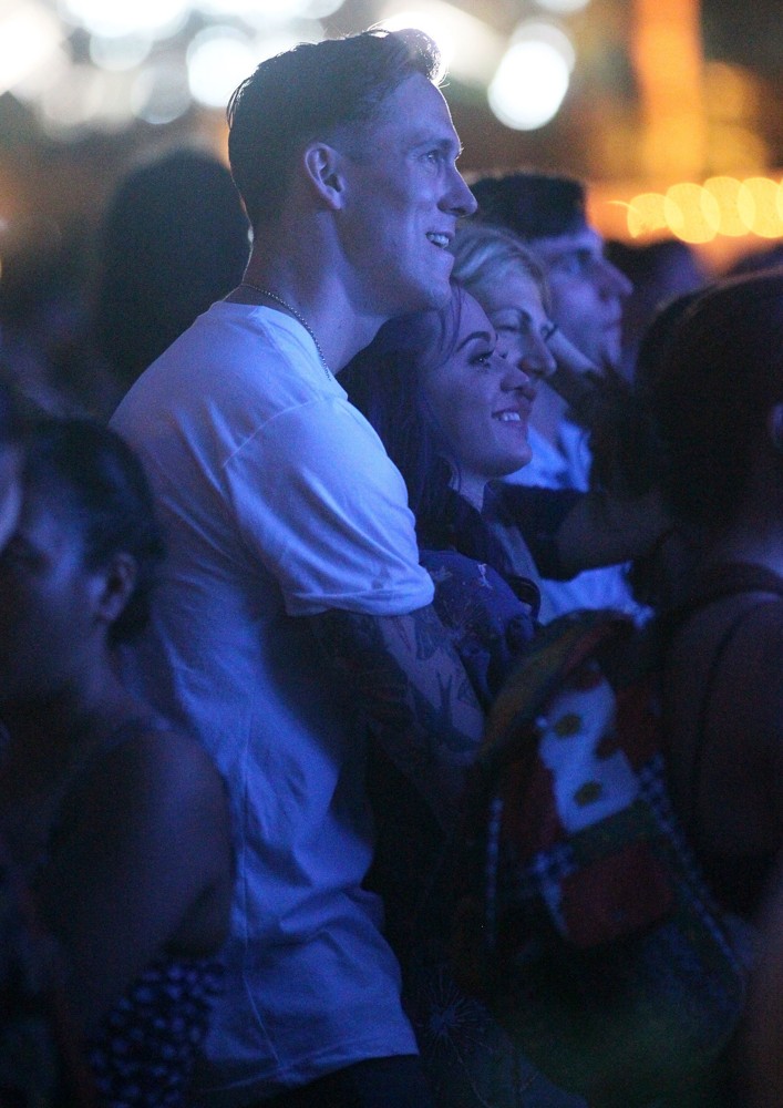 Robert Ackroyd;Katy Perry;<br>Celebrities at The 2012 Coachella Valley Music and Arts Festival - Week 2 Day 3