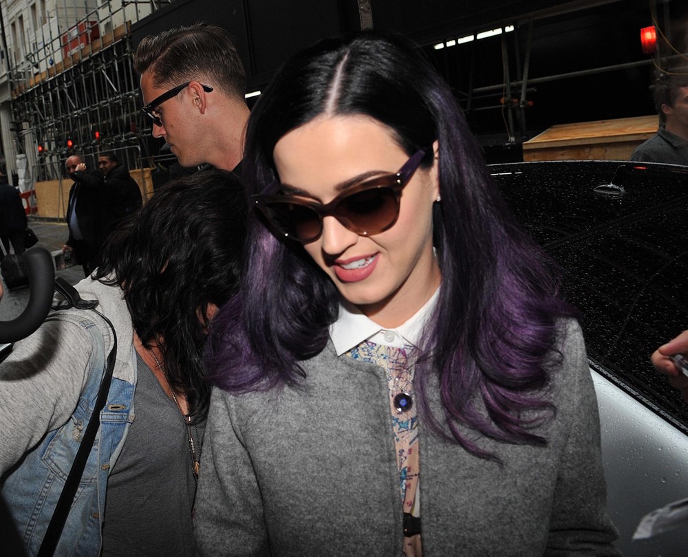 Robert Ackroyd;Katy Perry;<br>Katy Perry and Robert Ackroyd Seen Arriving at A Studio