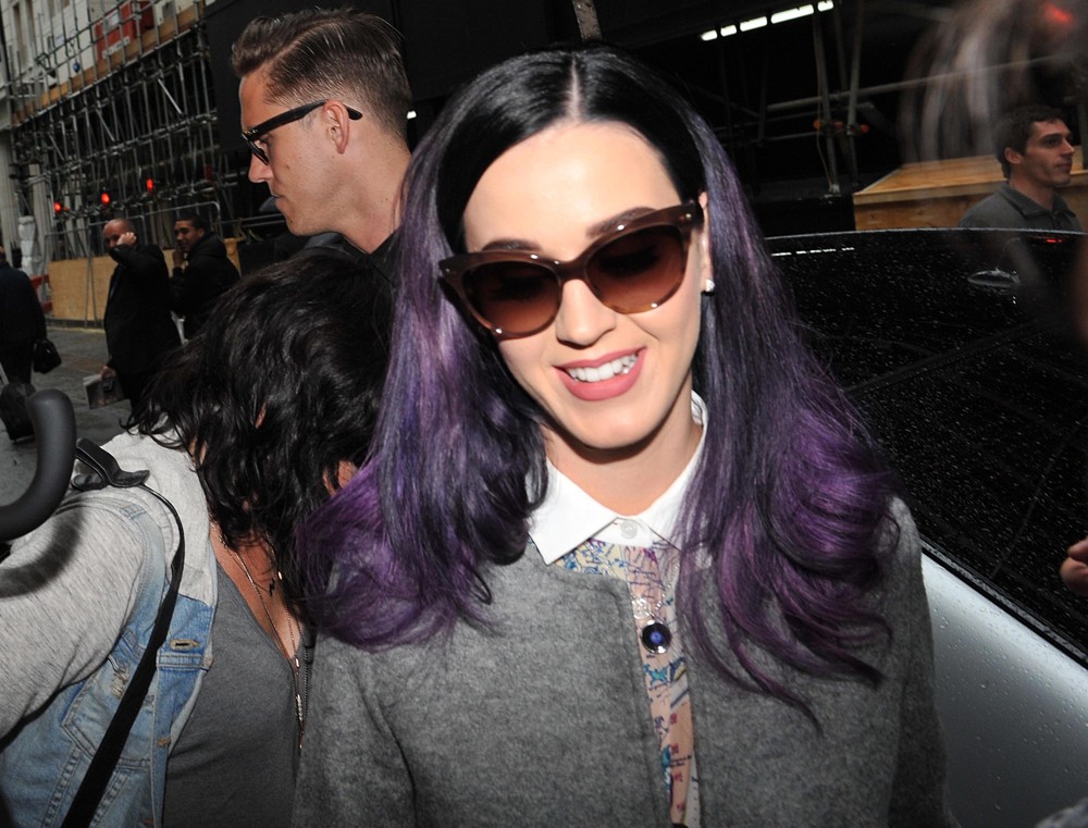 Robert Ackroyd;Katy Perry;<br>Katy Perry and Robert Ackroyd Seen Arriving at A Studio