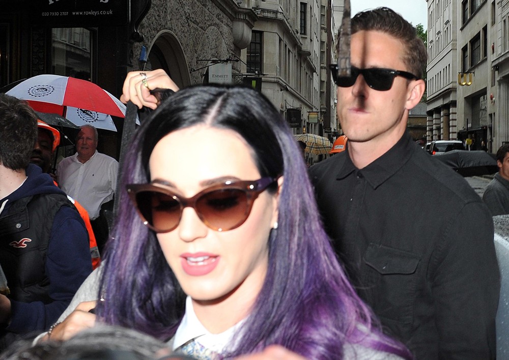 Katy Perry;Robert Ackroyd;<br>Katy Perry and Robert Ackroyd Seen Arriving at A Studio