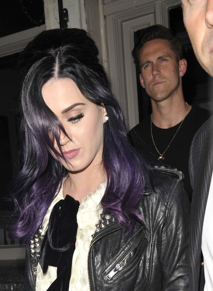 Katy Perry;Robert Ackroyd;<br>Katy Perry and Robert Ackroyd at Market Cafe Hackney