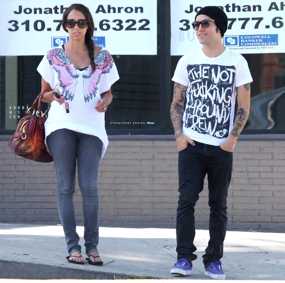 Pete Wentz;<br>Pete Wentz Steps Out with A Female Companion