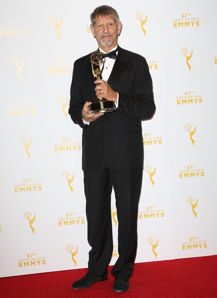 Peter Coyote;<br>2015 Creative Arts Emmy Awards - Press Room