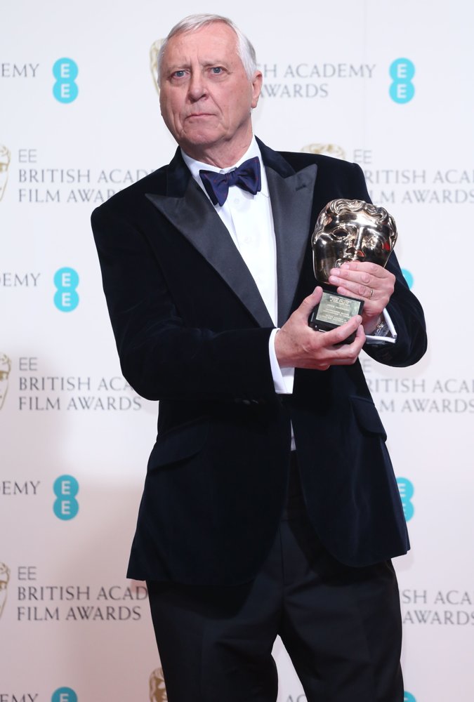 Peter Greenaway;<br>EE British Academy Film Awards 2014 - Press Room