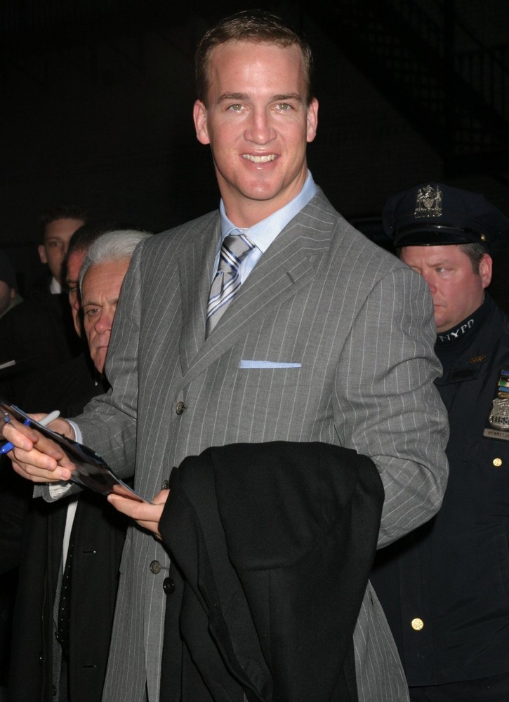 Peyton Manning;<br>The Late Night with David Letterman Show