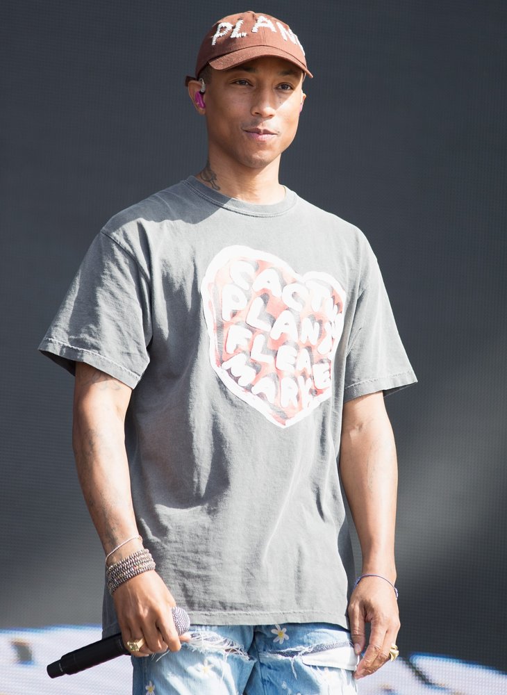 Pharrell Williams;<br>2016 Barclaycard British Summer Time Hyde Park - Day 10 - Performances