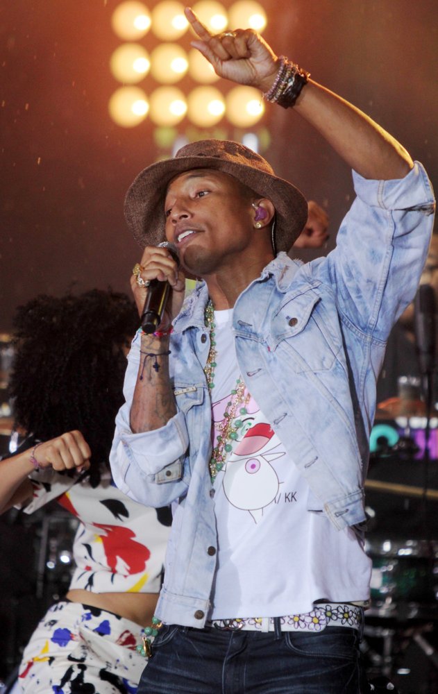 Pharrell Williams;<br>Pharrell Williams Performs Live on The Today Show