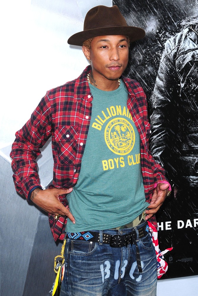 Pharrell Williams;<br>The Dark Knight Rises New York Premiere - Arrivals
