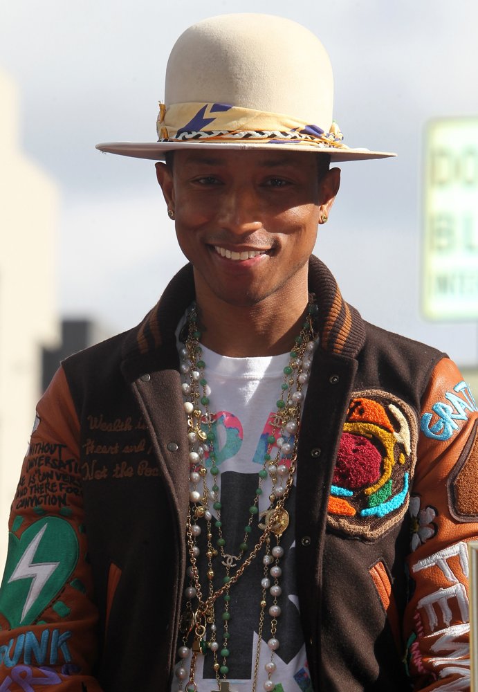 Pharrell Williams;<br>Pharrell Williams Honored with A Star on The Hollywood Walk of Fame