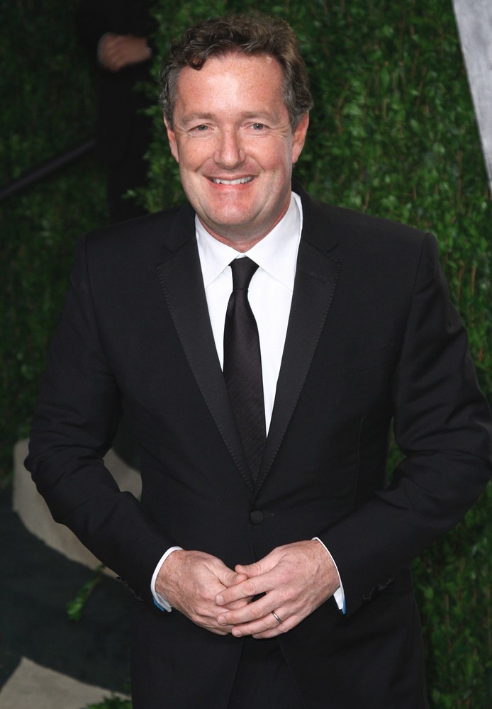 Piers Morgan;<br>2012 Vanity Fair Oscar Party - Arrivals