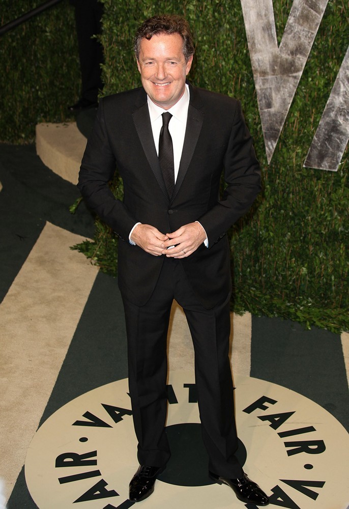 Piers Morgan;<br>2012 Vanity Fair Oscar Party - Arrivals