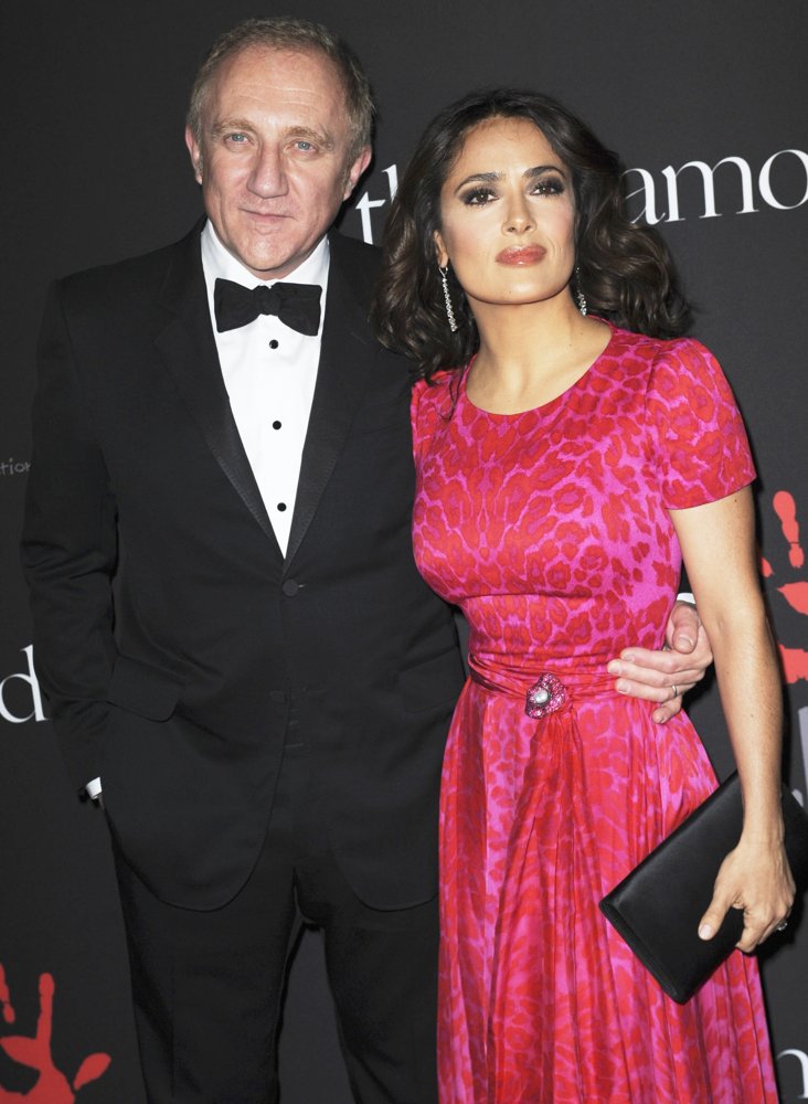 Francois-Henri Pinault;Salma Hayek;<br>Rihanna's First Annual Diamond Ball Benefitting The Clara Lionel Foundation