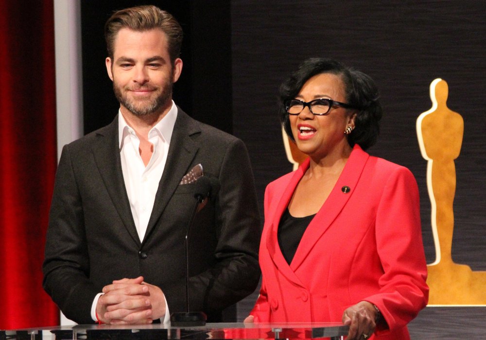 Chris Pine;Cheryl Boone Isaacs;<br>87th Academy Awards Nominations Announcement