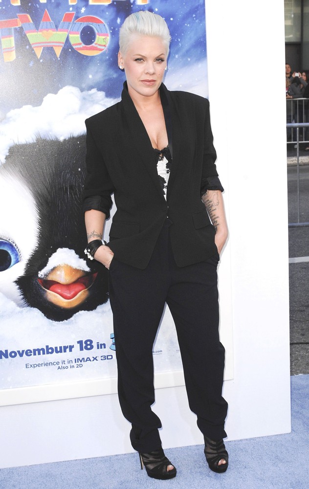 Pink;<br>World Premiere of Happy Feet Two