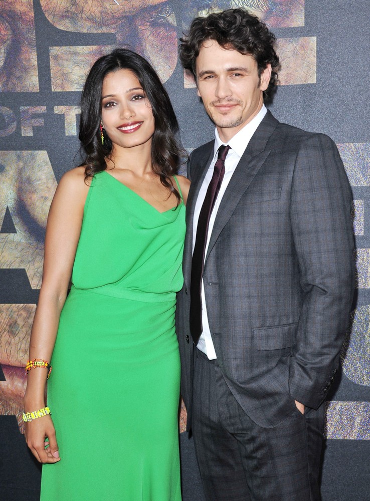 Freida Pinto;James Franco;<br>The Premiere of 20th Century Fox's Rise of the Planet of the Apes - Arrivals