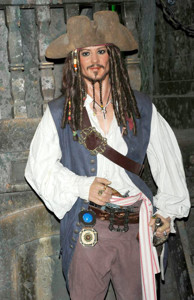 Johnny Depp;<br>Madrid Wax Museum Unveils Their New Wax Figures of Johnny Depp and Penelope Cruz