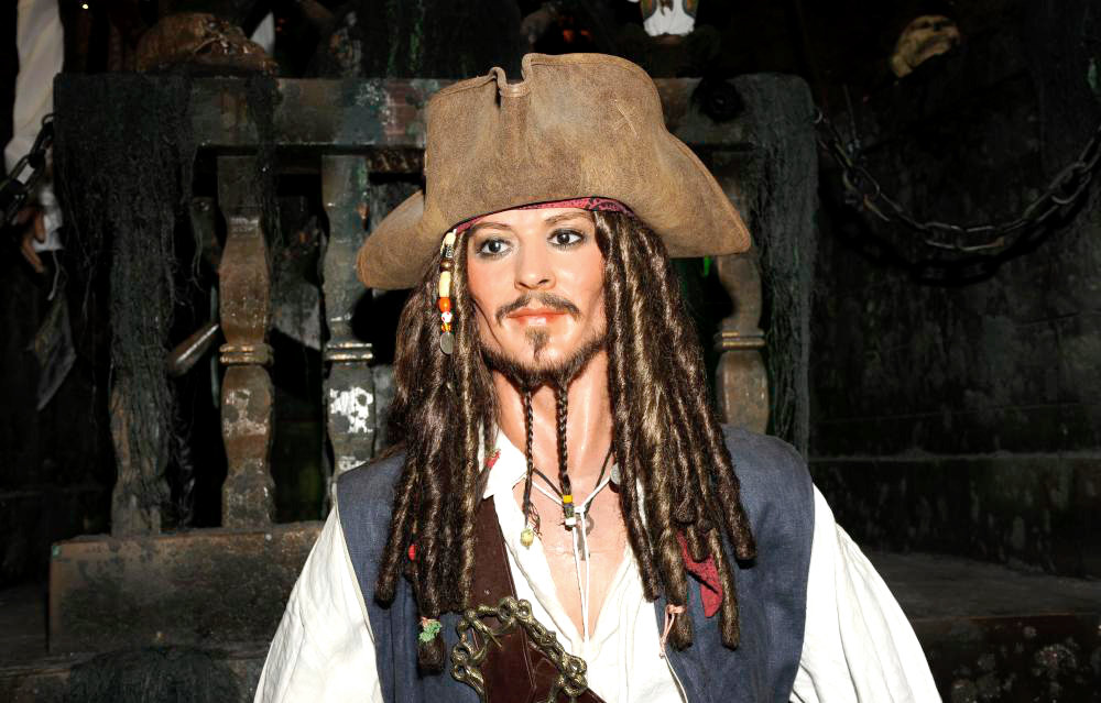 Johnny Depp;<br>Madrid Wax Museum Unveils Their New Wax Figures of Johnny Depp and Penelope Cruz