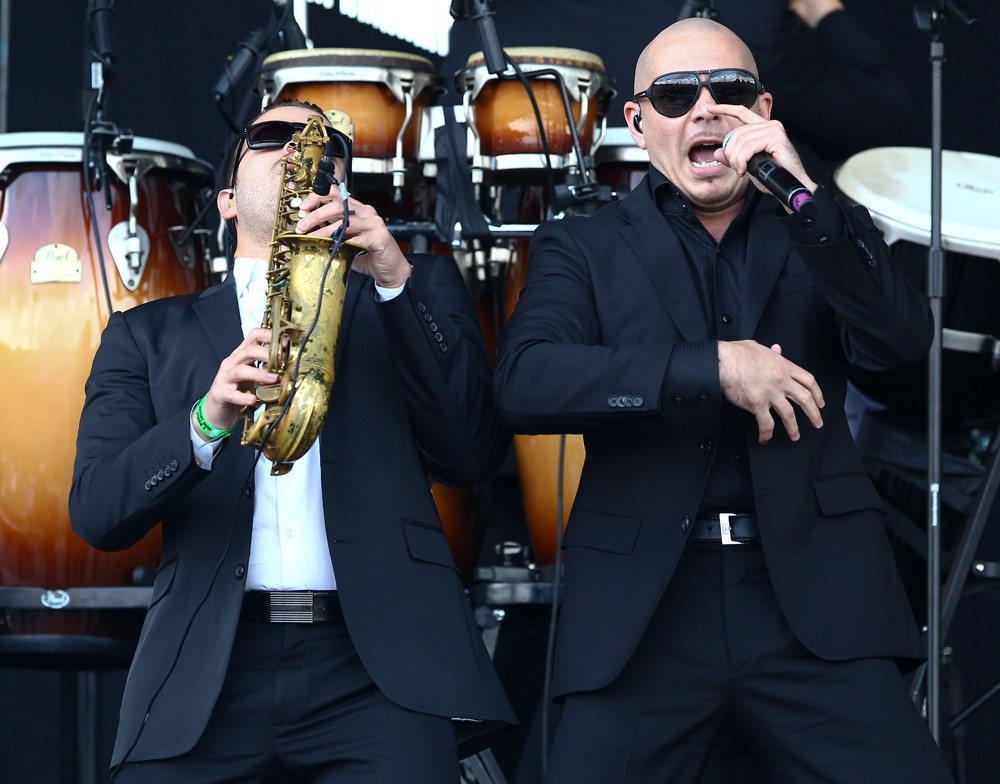 Pitbull;<br>Barclaycard Wireless Festival 2012 - Day 3