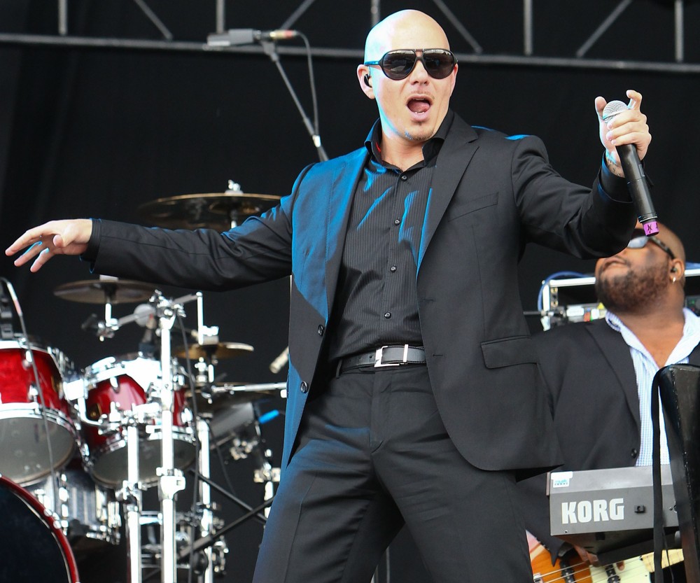 Pitbull;<br>Barclaycard Wireless Festival 2012 - Day 3