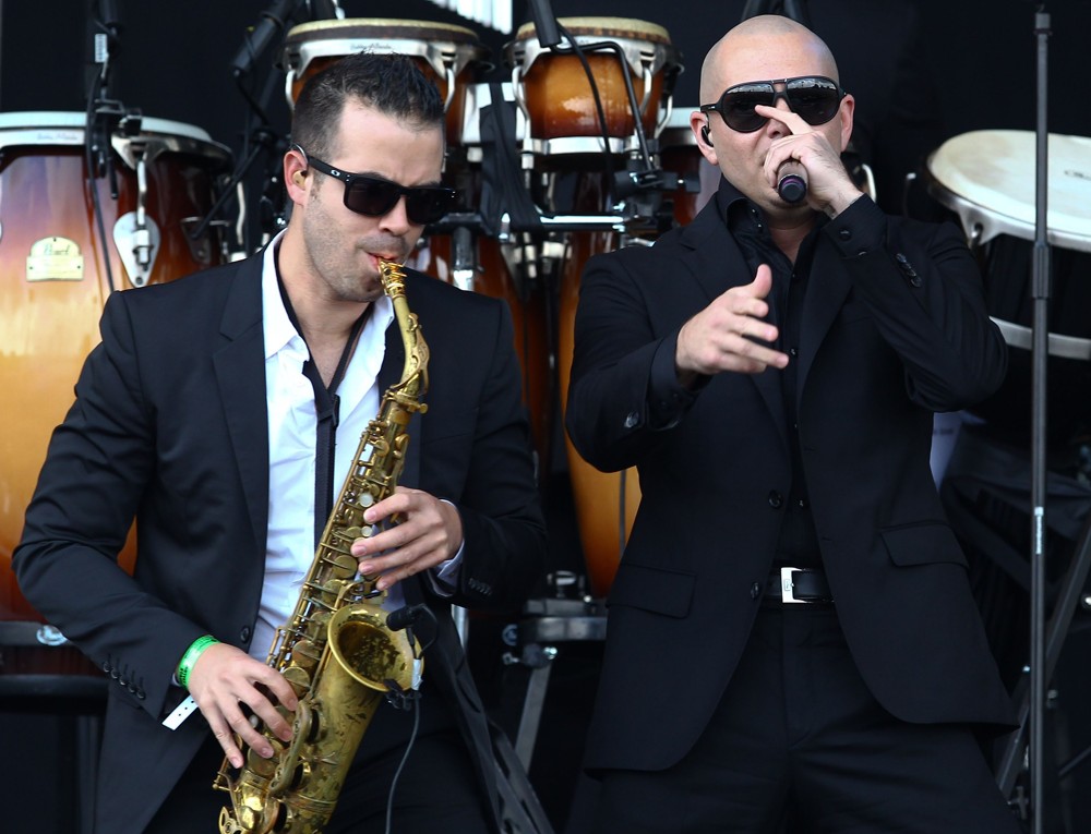 Pitbull;<br>Barclaycard Wireless Festival 2012 - Day 3