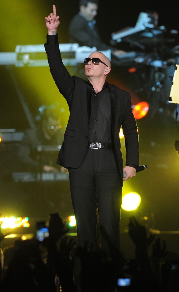 Pitbull;<br>Pitbull Performing Live During His Euphoria World Tour