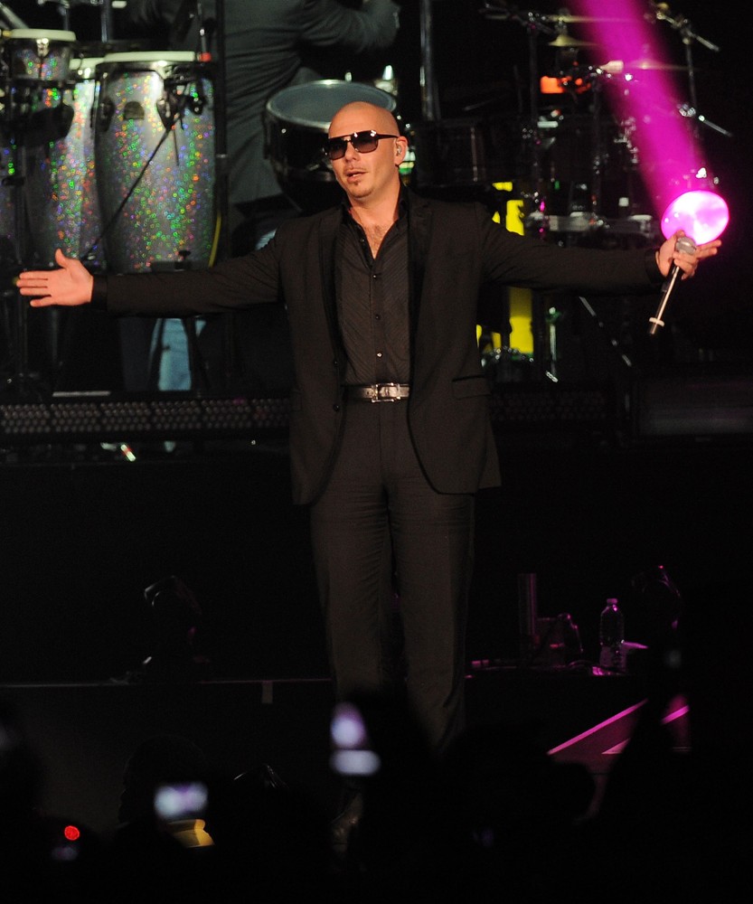 Pitbull;<br>Pitbull Performing Live During His Euphoria World Tour