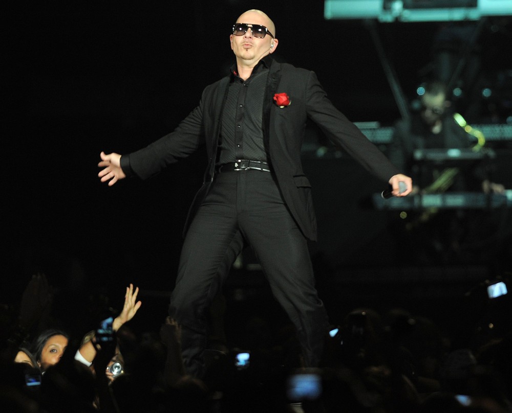 Pitbull;<br>Pitbull Performing Live During His Euphoria World Tour