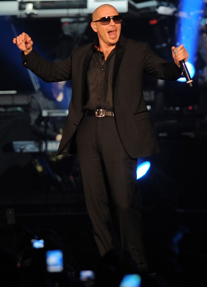 Pitbull;<br>Pitbull Performing Live During His Euphoria World Tour