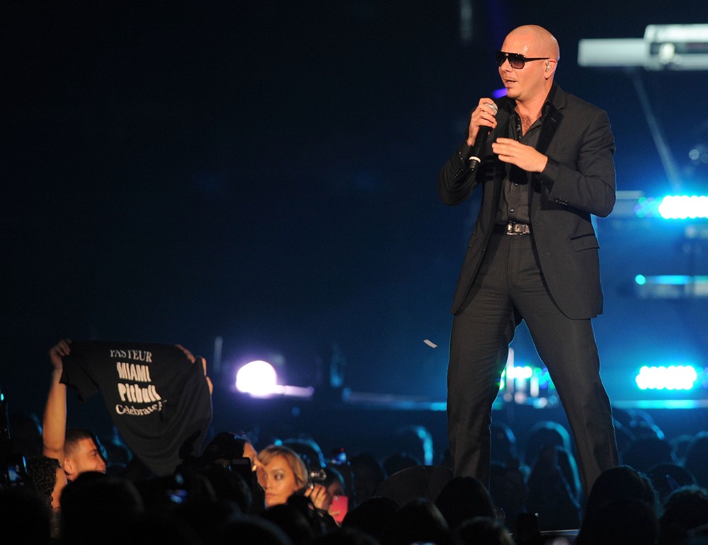 Pitbull;<br>Pitbull Performing Live During His Euphoria World Tour