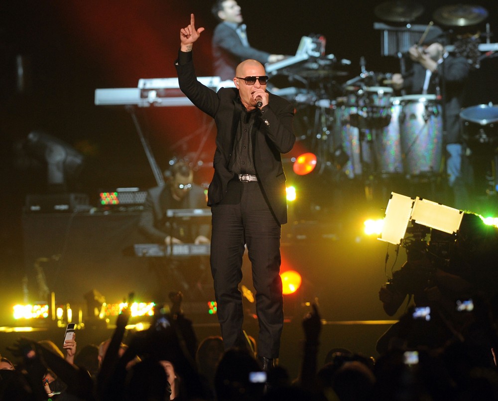 Pitbull;<br>Pitbull Performing Live During His Euphoria World Tour