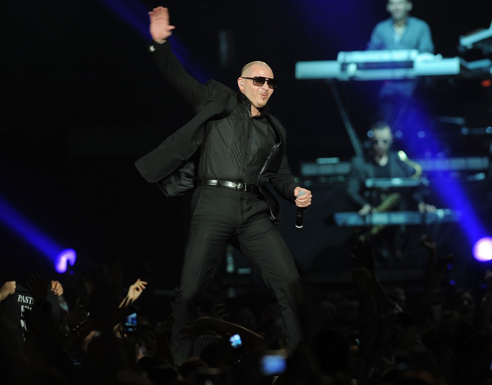 Pitbull;<br>Pitbull Performing Live During His Euphoria World Tour