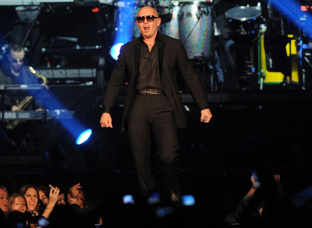 Pitbull;<br>Pitbull Performing Live During His Euphoria World Tour