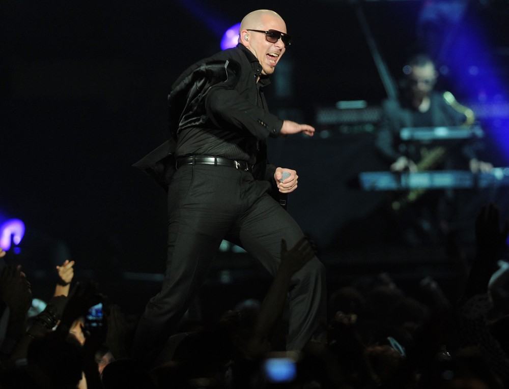 Pitbull;<br>Pitbull Performing Live During His Euphoria World Tour