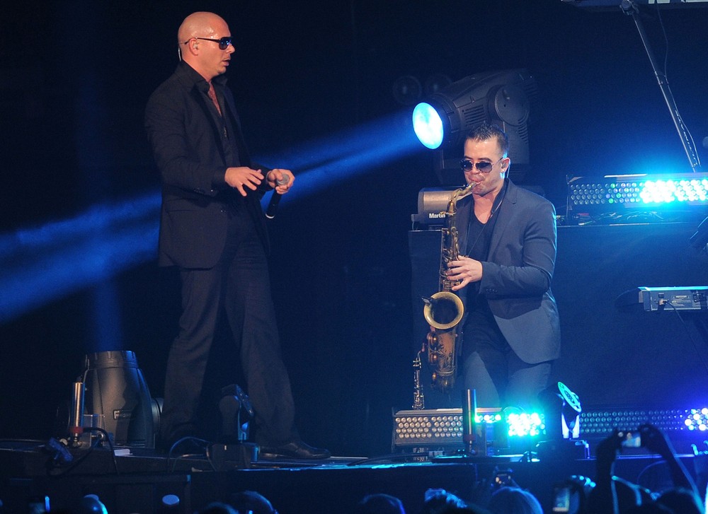 Pitbull;<br>Pitbull Performing Live During His Euphoria World Tour